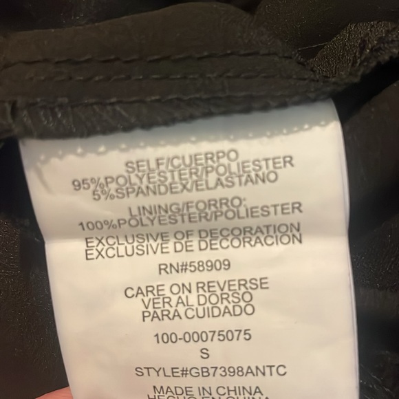 Gianni Bini Spaghetti Strap Jumper w Zipper Back - Picture 3 of 5